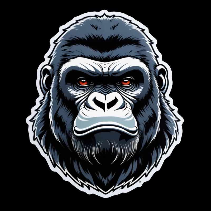 Gorilla with Gold Chain