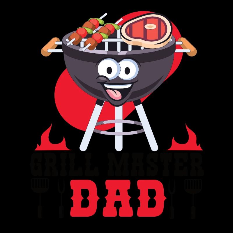 Grillmaster Dad BBQ Grill Grillen Barbecue Smoker