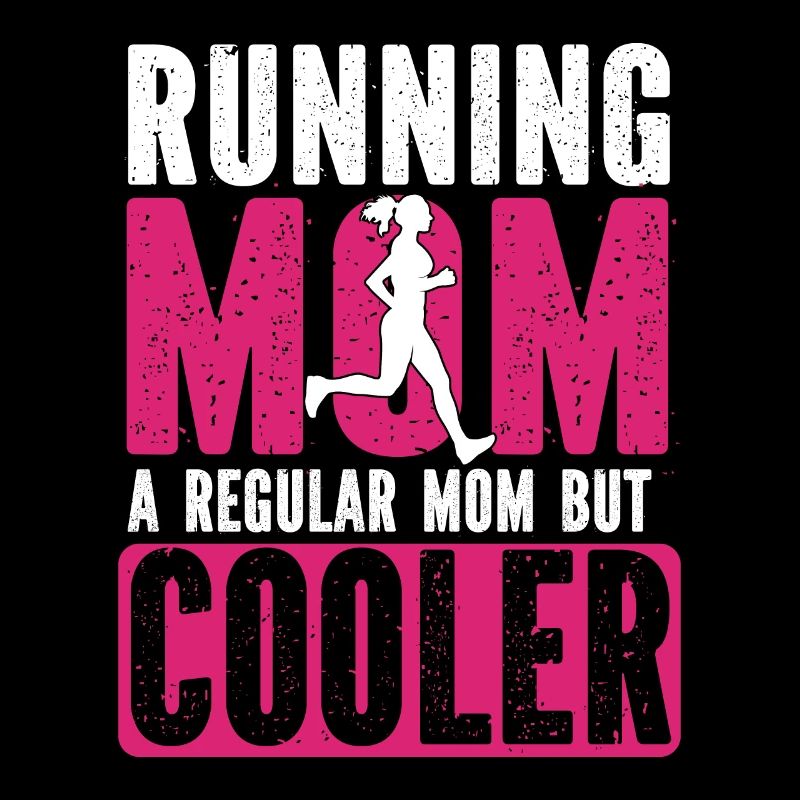Running Mom Marathoner Läufer Joggen