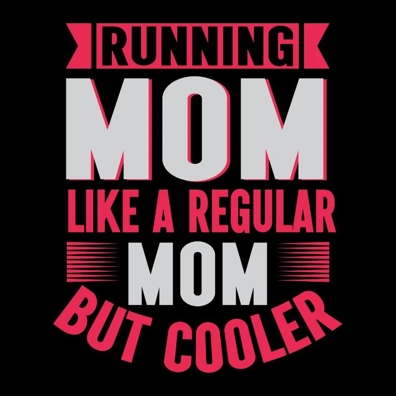 Running Mom Marathoner Läufer Joggen