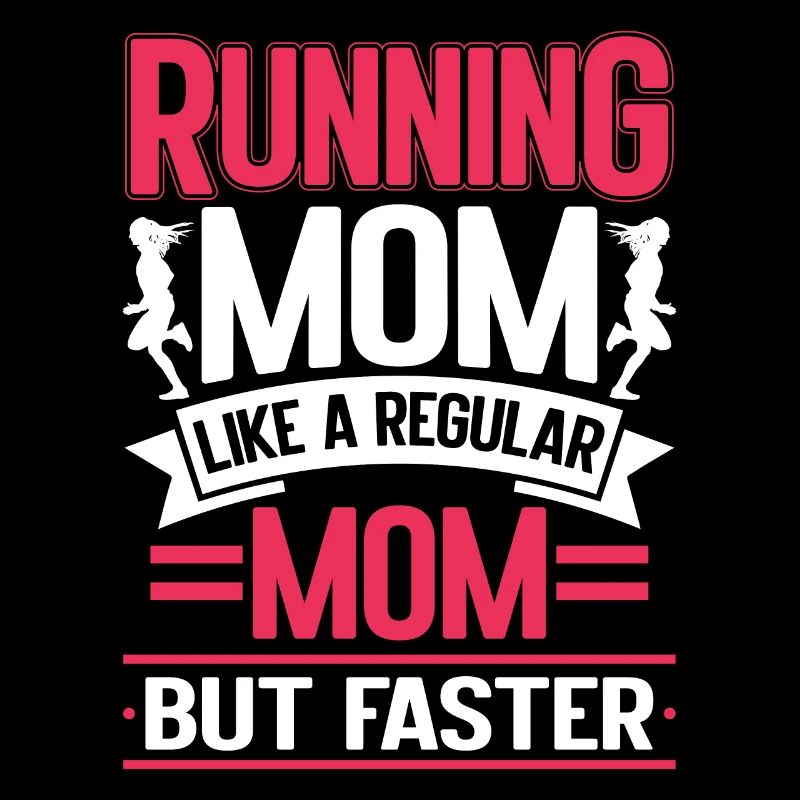 Running Mom Marathoner Läufer Joggen