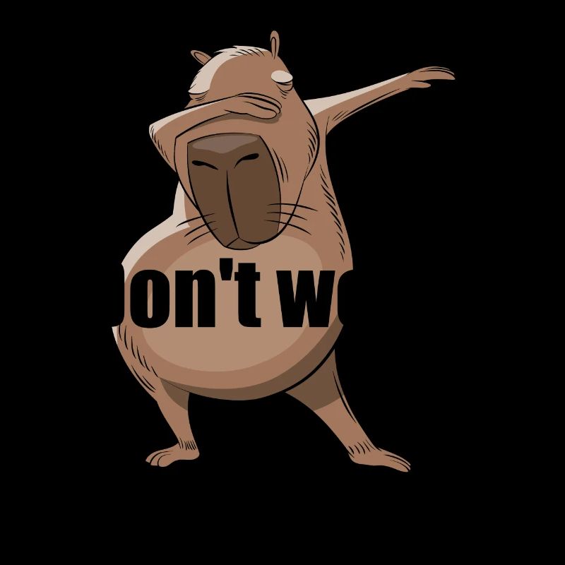 Don't worry be Capy - Capybara dabbing