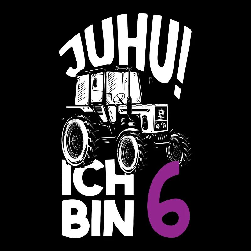 6. Geburtstag Traktor 6 Jahre Geburtstagsshirt