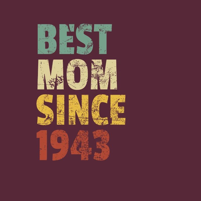 Beste Mutter seit 1943 Muttertags-Slogan-Zitat