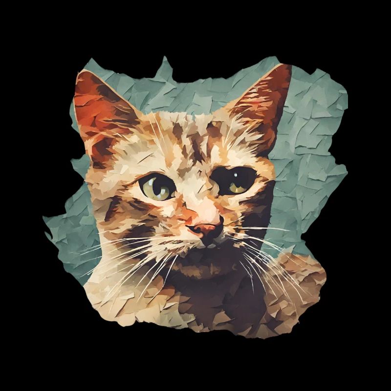 Chat en papier