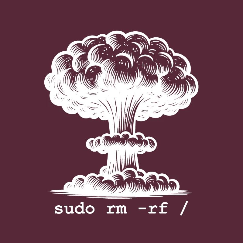 Linux Funny Linux Command Sudo RM RF for Men