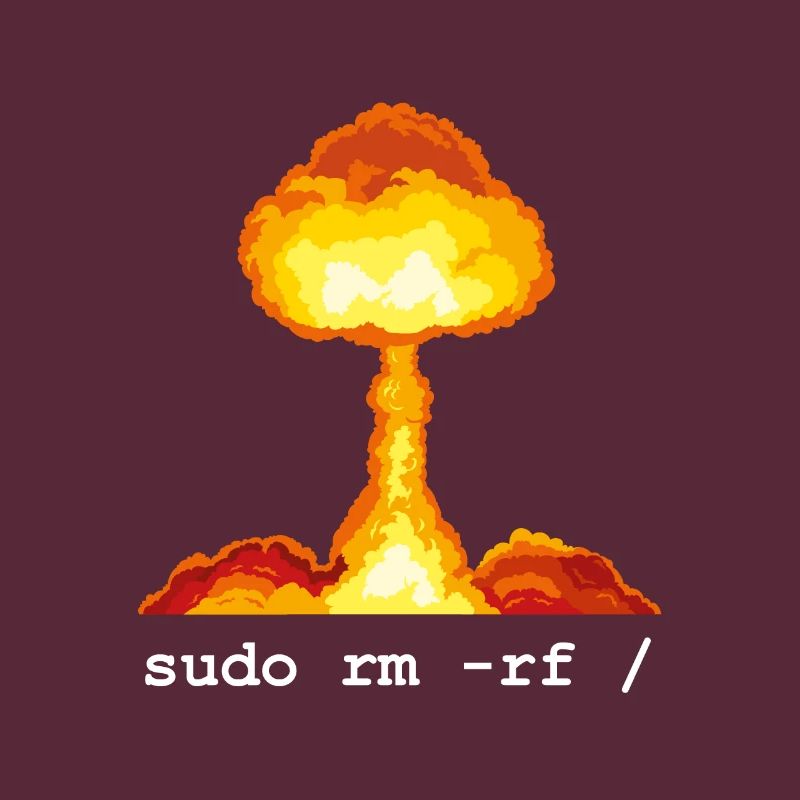 Linux Funny Linux Command Sudo RM RF for Men