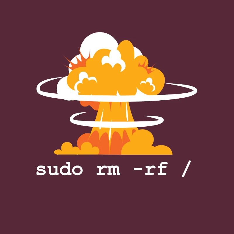 Linux Funny Linux Command Sudo RM RF pour Homme