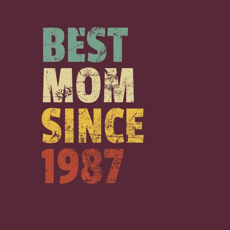 Beste Mutter seit 1987 Muttertags-Slogan-Zitat