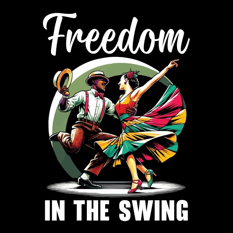 Lindy Hop Dancer Swinging Dancing Swing Dance