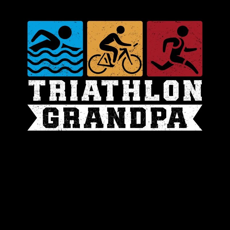 Triathlon Opa Triathleten Triathlet Geschenk