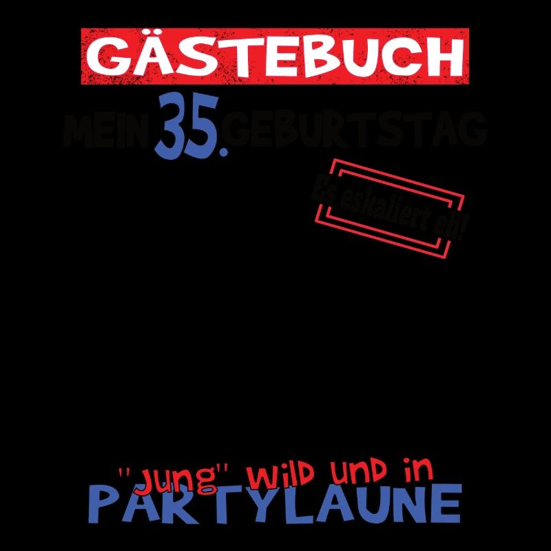 35. Geburtstag Mann und Frau Gästebuch