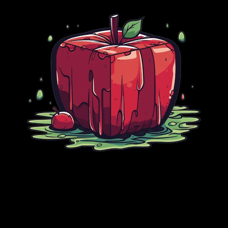 Würfel Apfel Cube Apple