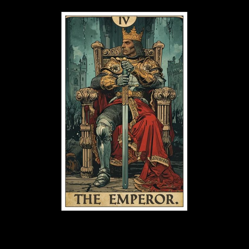 Carte de tarot L’Empereur Le Souverain