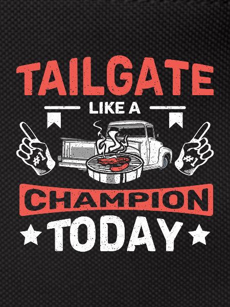Tailgating like a champion today