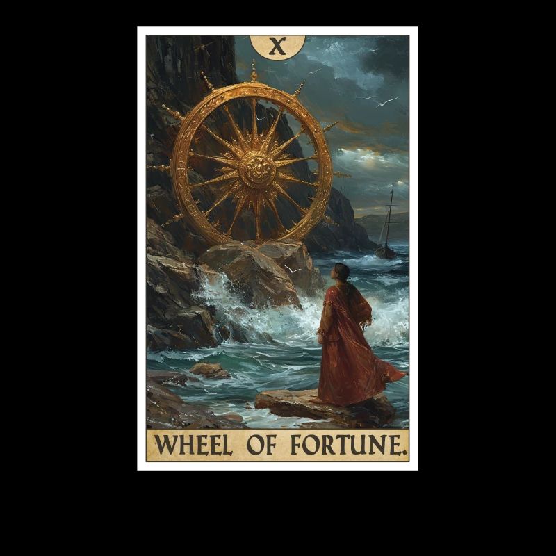 Carte de Tarot Roue de la Fortune Roue de la Fortune