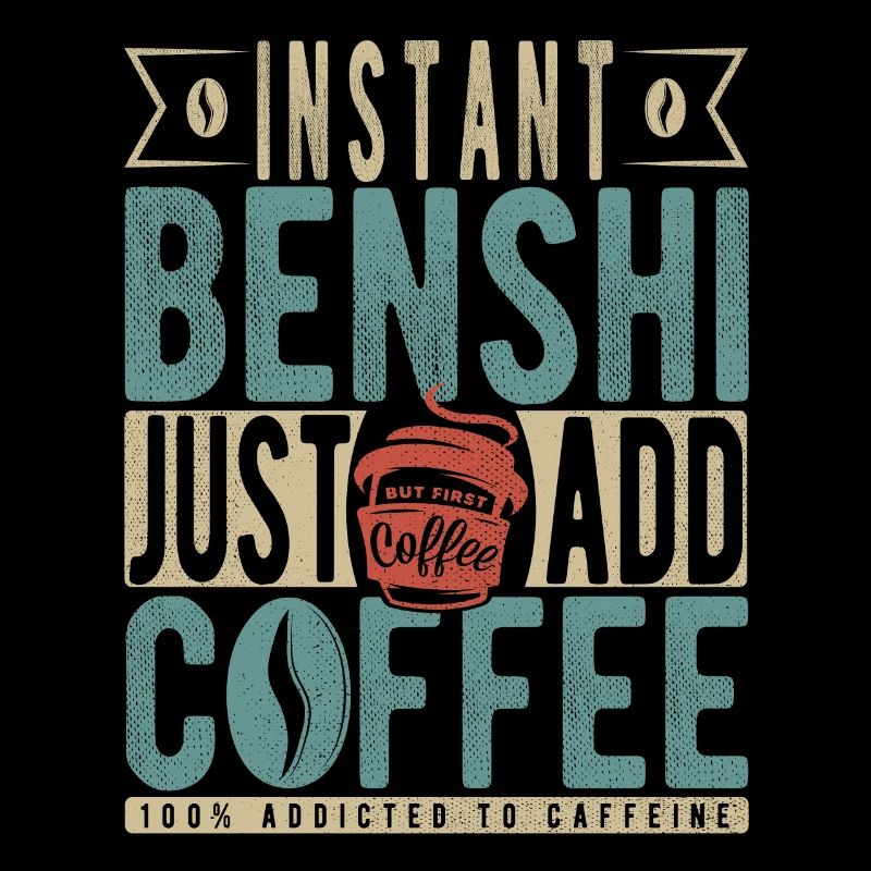 Instant-Benshi Fügen Sie einfach Kaffee hinzu