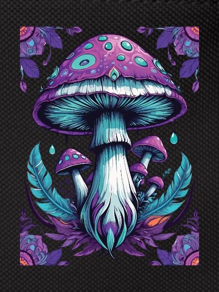 Spiritual Mushroom Mandala Enlightenment