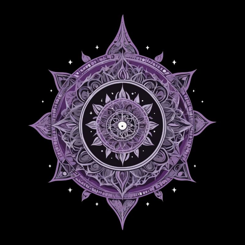 Mandala Design Ästhetisches Muster Spirituelles