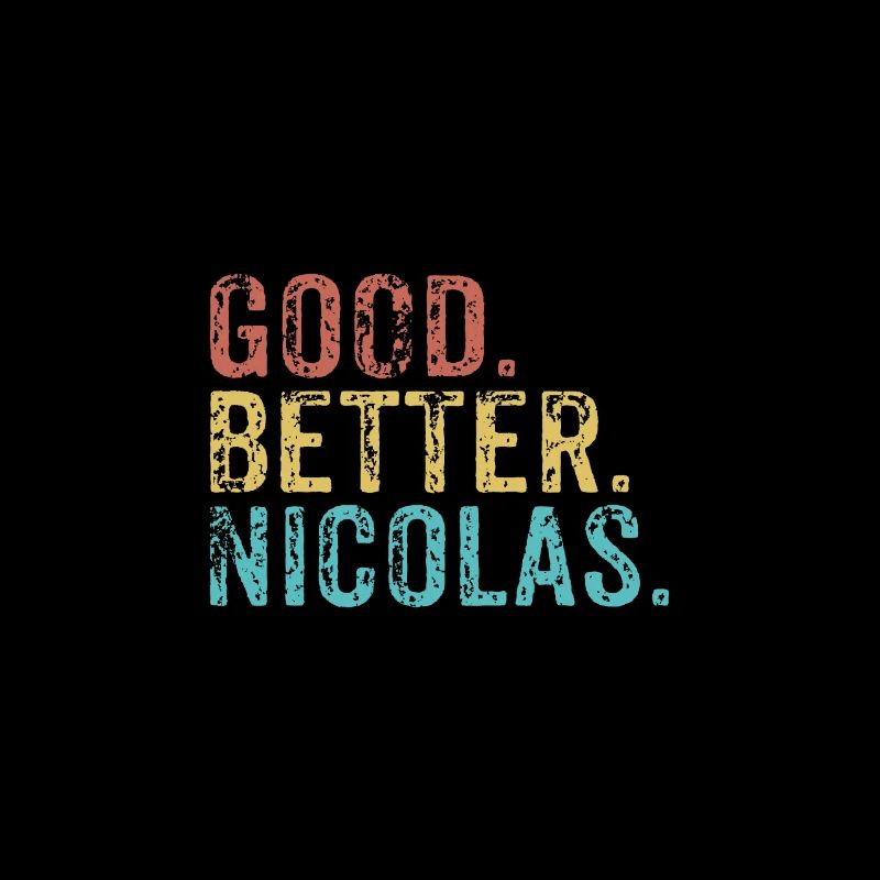 Les mecs cool s’appellent Nicolas