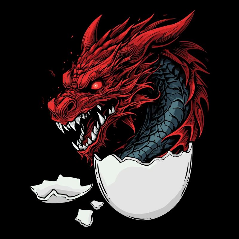 Dragon Dragon Egg Eggs Fantasy Mythical Creature Fable