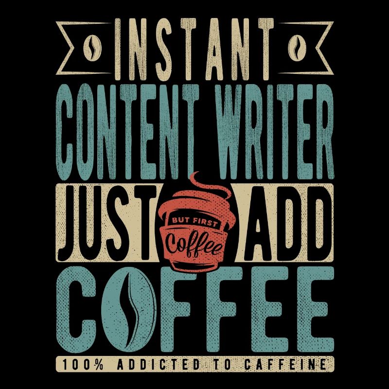 Rédacteur de contenu instantané Il suffit d’ajouter du café