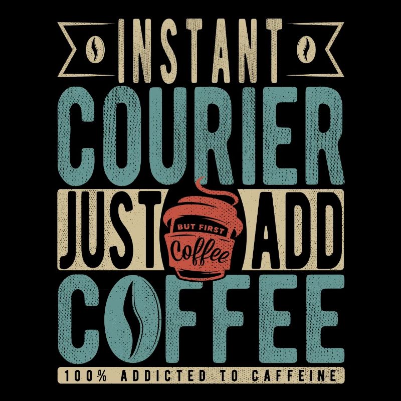 Instant Courier Fügen Sie einfach Kaffee hinzu
