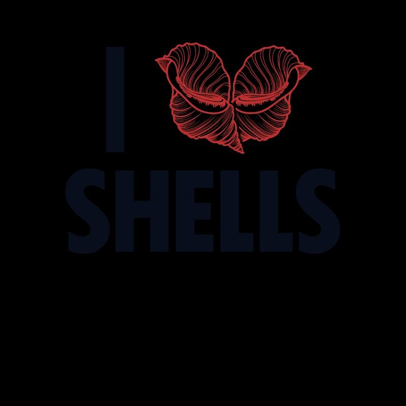 I love Shells Shell Shelling Bag Hunter Seashell