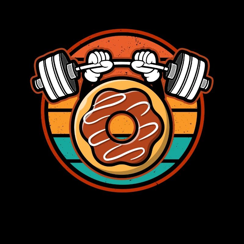 Donut PowerLifting Workout -Gewichtheber