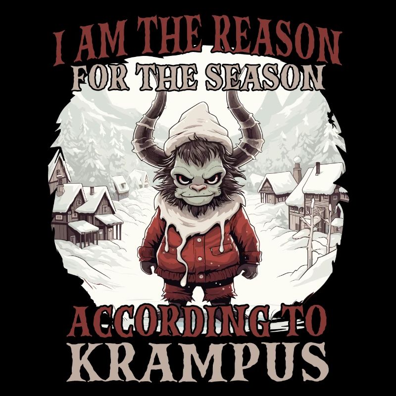 Krampus T Dämonischer Weihnachtsmann Kramperl