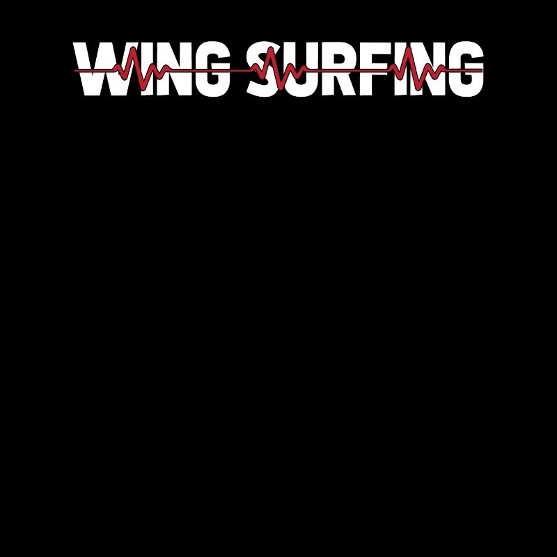 Wing Surf Wing Foil Ekg Heartbeat