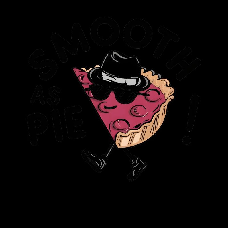 Moonwalking Pie: Smooth as Pie - Digital Artwork