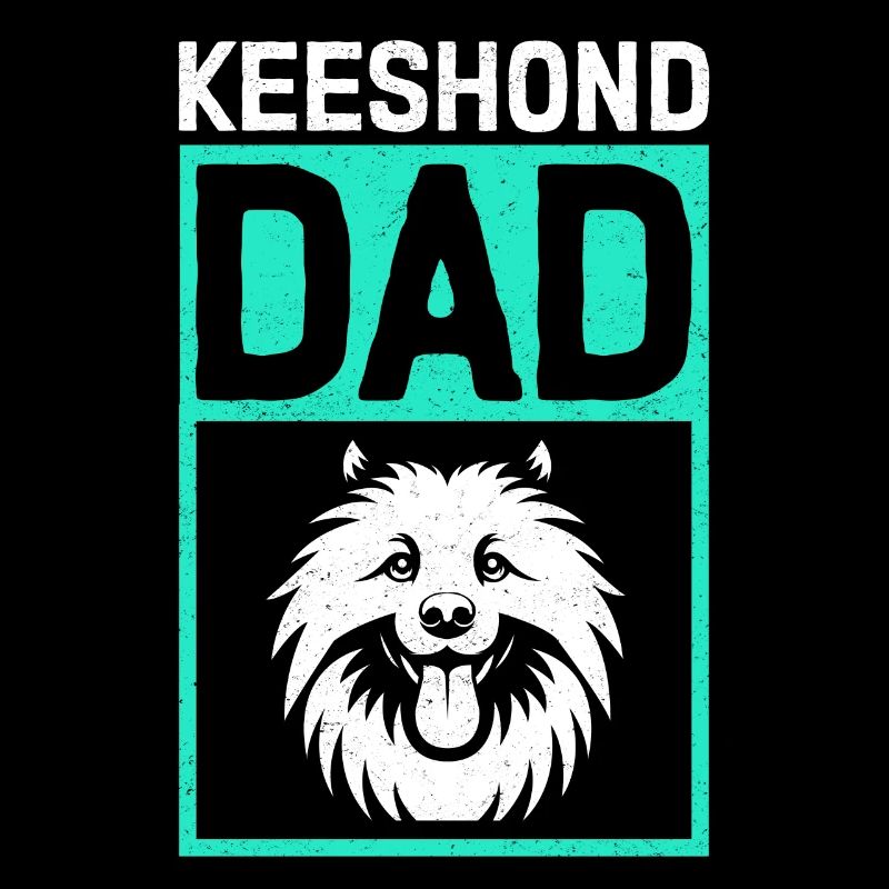 Keeshond Dad Wolfspitz Hundepapa Geschenk