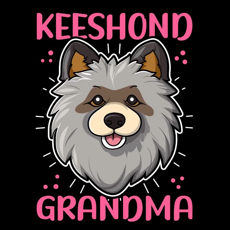 Keeshond Grandma Wolfspitz Dog Dad Gift