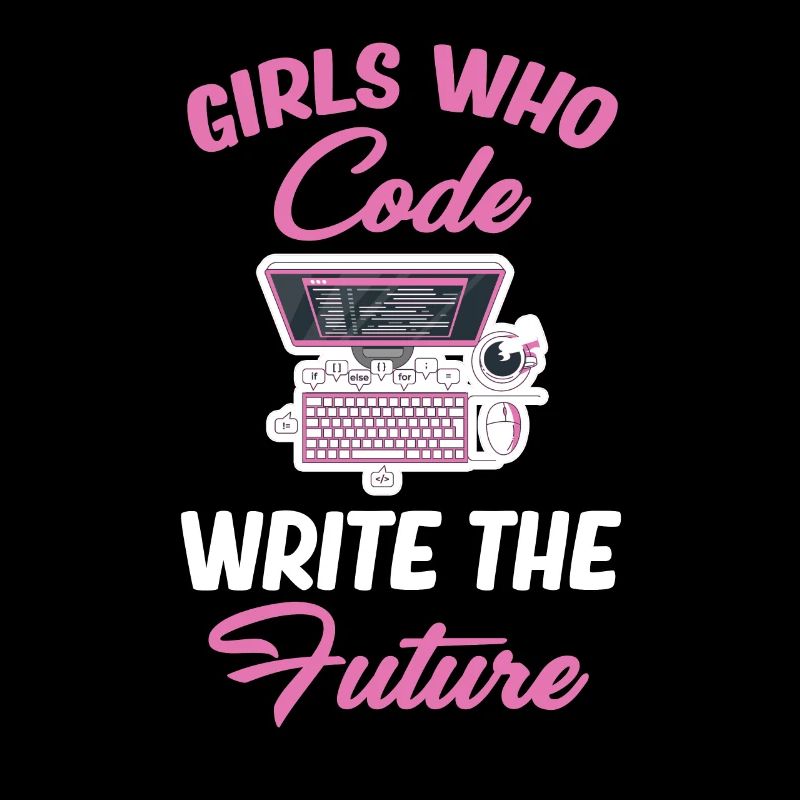 Mädchen, Das Den Programmierer Der Zukunft