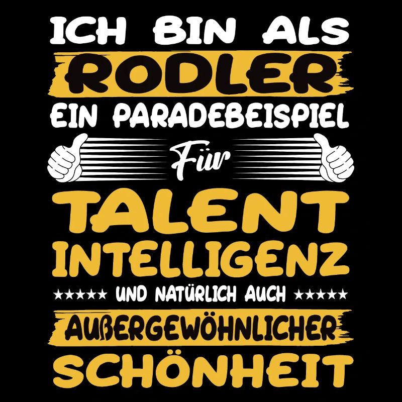 Rodler ein Paradebeispiel Rodeln