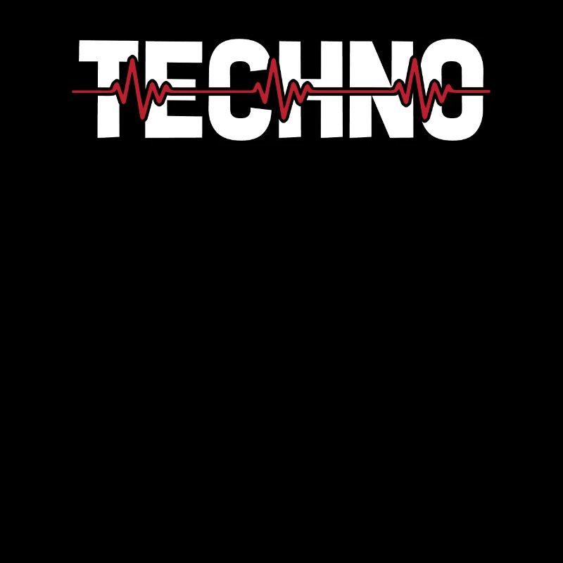 Techno Raver Ekg Heartbeat