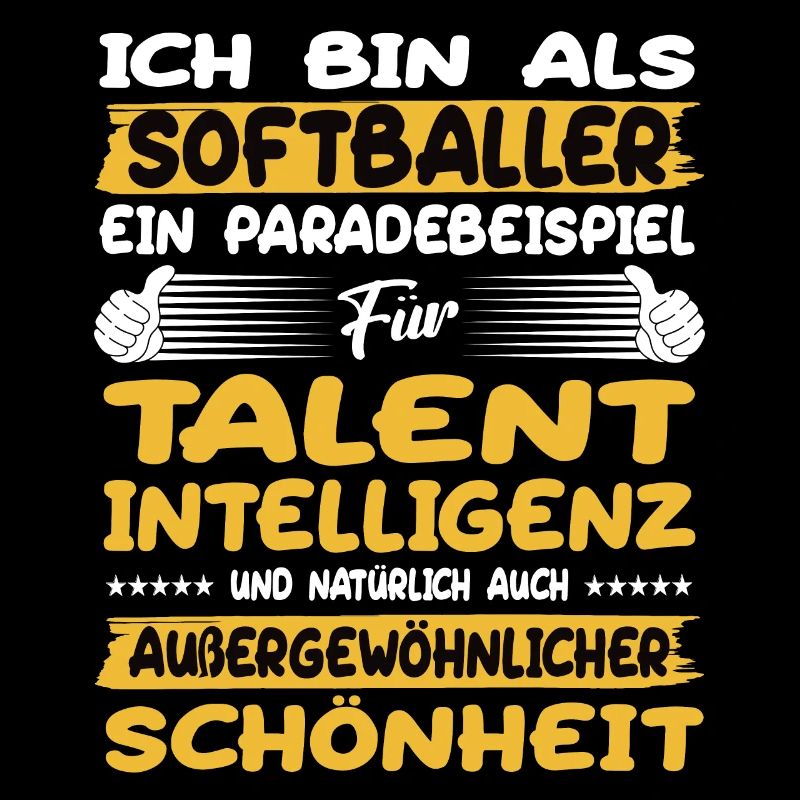 Softballer ein Paradebeispiel Softball