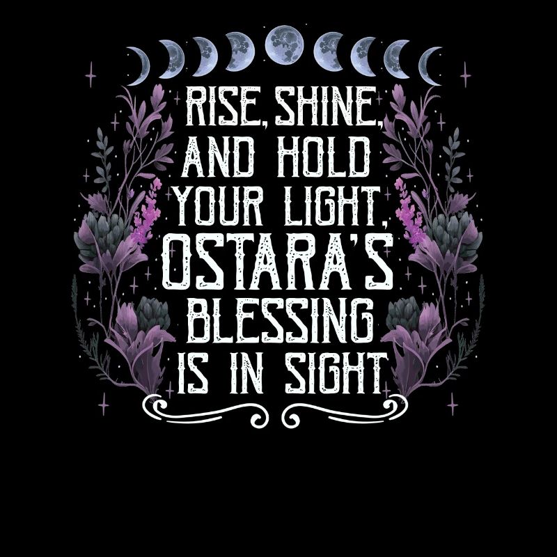 Ostara Witch Moon Eostre Printemps Oriental