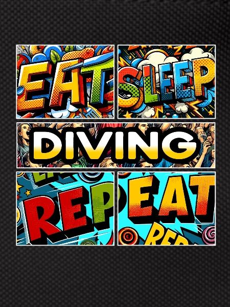 Eat sleep Diving repeat