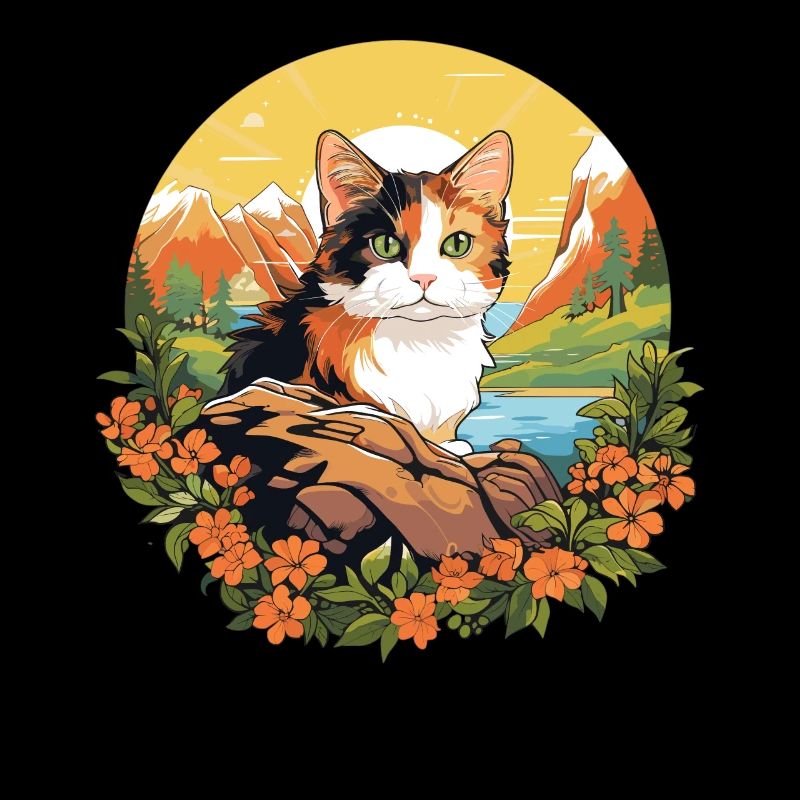 Chat calicot Chat porte-bonheur