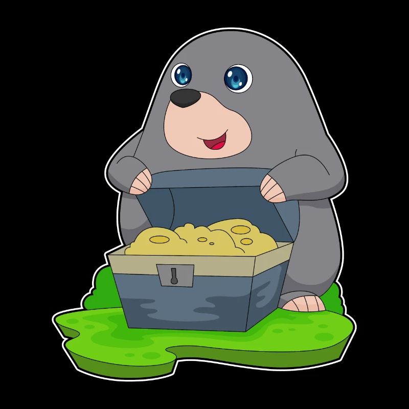 Mole Treasure Chest Gold