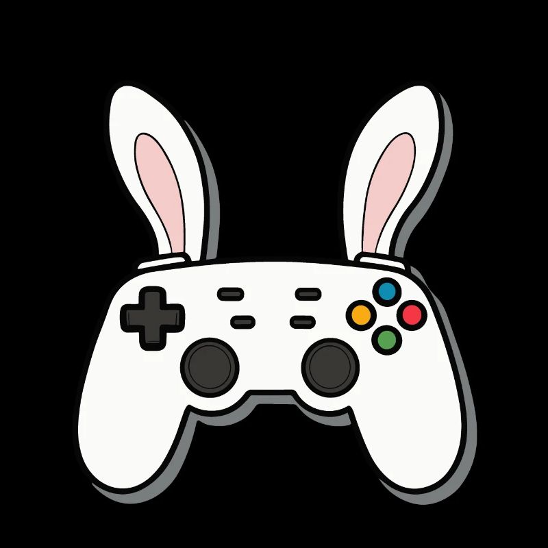 Easter Bunny Gamer Iconic Easter Gaming
