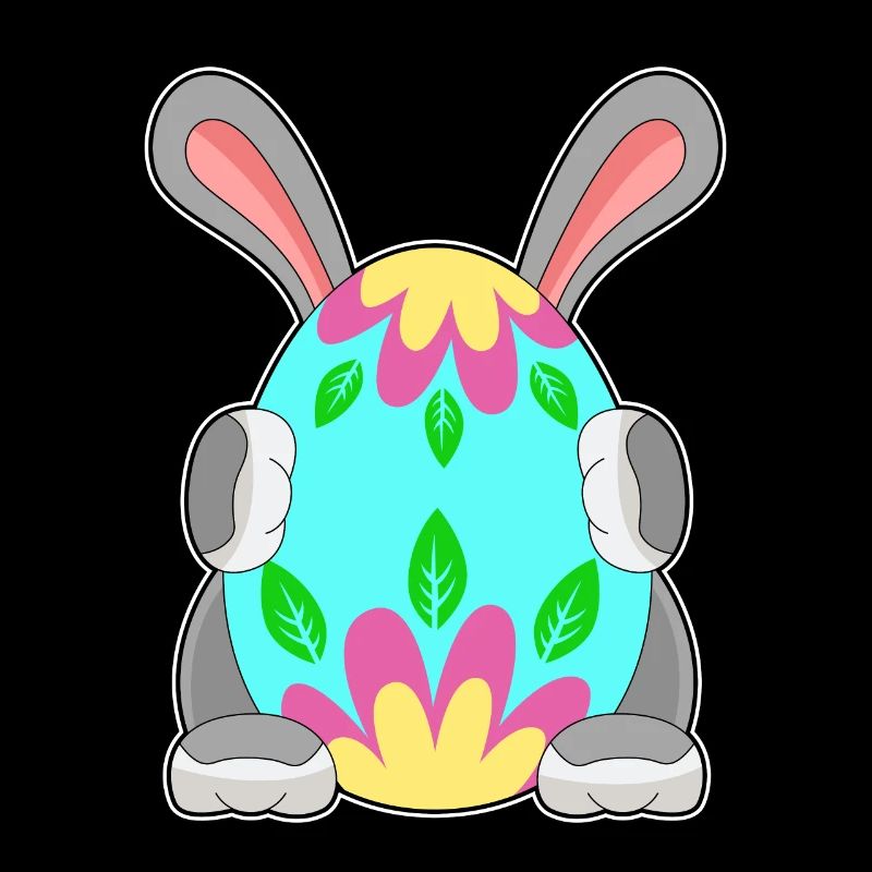 Cachette d’oeuf de Pâques lapin de Pâques