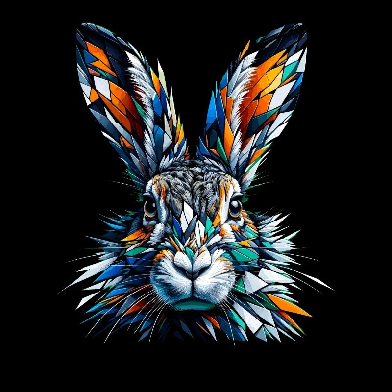 Polygone Art Jackrabbit Jackrabbits