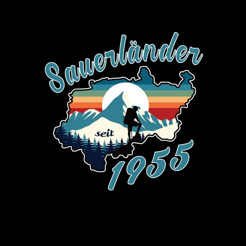 1955 anniversaire Sauerländer Original Retro Sunset