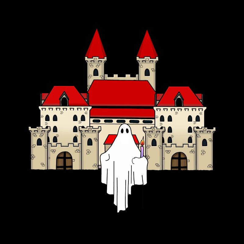 Castle Ghost Spooky Spooky Midnight Haunted
