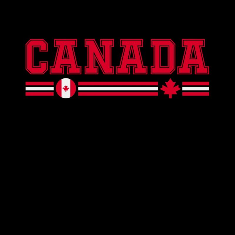 Canada drapeau et emblème du Canada. Supporters