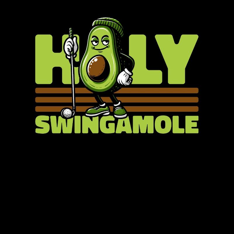 Golf Golfeurs Avocat Holy Swingamole