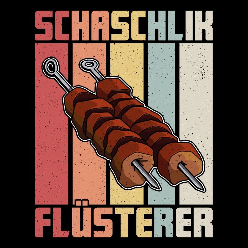 Schaschlik Flüsterer Retro Russland Fleisch